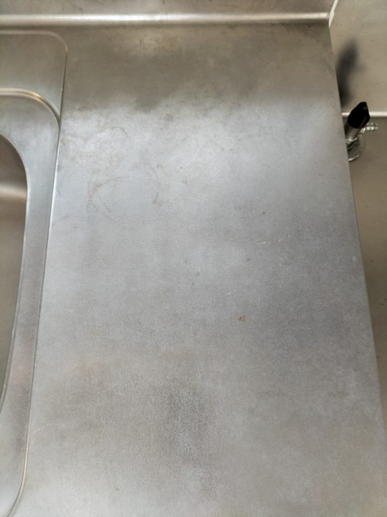 キッチンシンク研磨・ビフォー写真